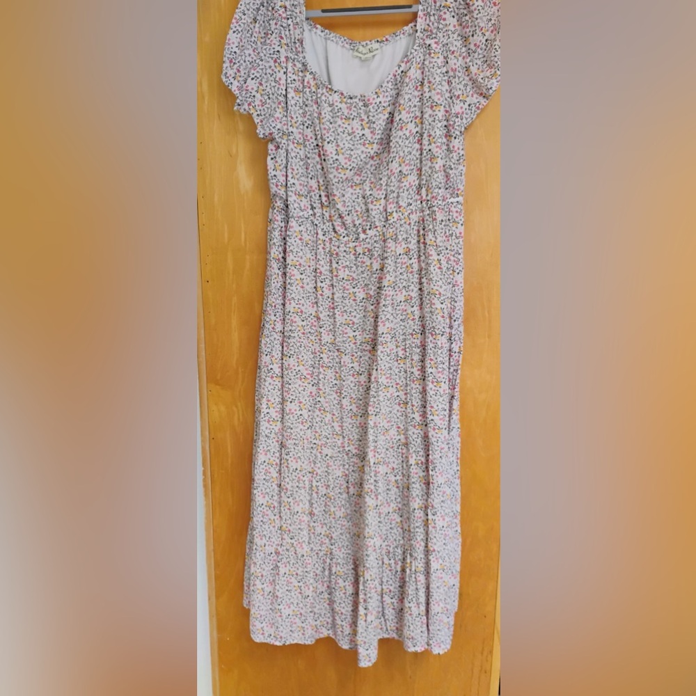 Indigo Rose Floral Dress